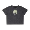Wo's Stone Wash Heavy Crop Tee Thumbnail