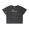 Wo's Stone Wash Heavy Crop Tee Thumbnail