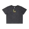 Wo's Stone Wash Heavy Crop Tee Thumbnail
