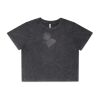 Wo's Stone Wash Heavy Crop Tee Thumbnail