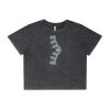 Wo's Stone Wash Heavy Crop Tee Thumbnail