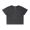 Wo's Stone Wash Heavy Crop Tee Thumbnail