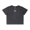 Wo's Stone Wash Heavy Crop Tee Thumbnail