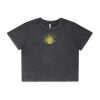Wo's Stone Wash Heavy Crop Tee Thumbnail