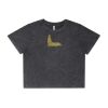 Wo's Stone Wash Heavy Crop Tee Thumbnail