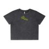 Wo's Stone Wash Heavy Crop Tee Thumbnail