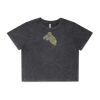 Wo's Stone Wash Heavy Crop Tee Thumbnail