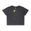 Wo's Stone Wash Heavy Crop Tee Thumbnail