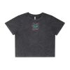 Wo's Stone Wash Heavy Crop Tee Thumbnail