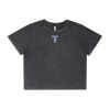 Wo's Stone Wash Heavy Crop Tee Thumbnail