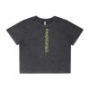 Wo's Stone Wash Heavy Crop Tee Thumbnail