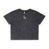 Wo's Stone Wash Heavy Crop Tee Thumbnail