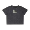 Wo's Stone Wash Heavy Crop Tee Thumbnail