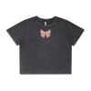 Wo's Stone Wash Heavy Crop Tee Thumbnail