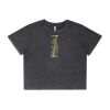Wo's Stone Wash Heavy Crop Tee Thumbnail