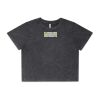 Wo's Stone Wash Heavy Crop Tee Thumbnail