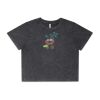 Wo's Stone Wash Heavy Crop Tee Thumbnail