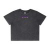 Wo's Stone Wash Heavy Crop Tee Thumbnail