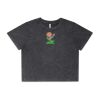 Wo's Stone Wash Heavy Crop Tee Thumbnail