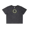 Wo's Stone Wash Heavy Crop Tee Thumbnail