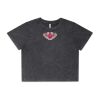 Wo's Stone Wash Heavy Crop Tee Thumbnail