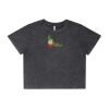 Wo's Stone Wash Heavy Crop Tee Thumbnail
