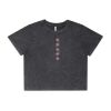 Wo's Stone Wash Heavy Crop Tee Thumbnail