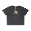 Wo's Stone Wash Heavy Crop Tee Thumbnail