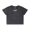 Wo's Stone Wash Heavy Crop Tee Thumbnail