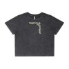 Wo's Stone Wash Heavy Crop Tee Thumbnail