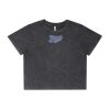 Wo's Stone Wash Heavy Crop Tee Thumbnail