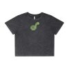 Wo's Stone Wash Heavy Crop Tee Thumbnail