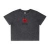Wo's Stone Wash Heavy Crop Tee Thumbnail