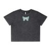 Wo's Stone Wash Heavy Crop Tee Thumbnail