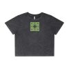 Wo's Stone Wash Heavy Crop Tee Thumbnail