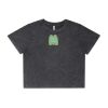 Wo's Stone Wash Heavy Crop Tee Thumbnail