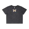 Wo's Stone Wash Heavy Crop Tee Thumbnail