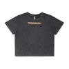 Wo's Stone Wash Heavy Crop Tee Thumbnail