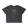 Wo's Stone Wash Heavy Crop Tee Thumbnail