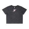 Wo's Stone Wash Heavy Crop Tee Thumbnail