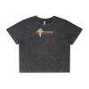 Wo's Stone Wash Heavy Crop Tee Thumbnail