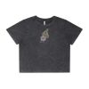 Wo's Stone Wash Heavy Crop Tee Thumbnail