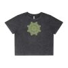 Wo's Stone Wash Heavy Crop Tee Thumbnail