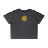 Wo's Stone Wash Heavy Crop Tee Thumbnail