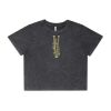 Wo's Stone Wash Heavy Crop Tee Thumbnail