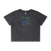 Wo's Stone Wash Heavy Crop Tee Thumbnail