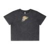Wo's Stone Wash Heavy Crop Tee Thumbnail