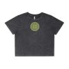 Wo's Stone Wash Heavy Crop Tee Thumbnail