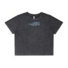 Wo's Stone Wash Heavy Crop Tee Thumbnail