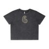 Wo's Stone Wash Heavy Crop Tee Thumbnail